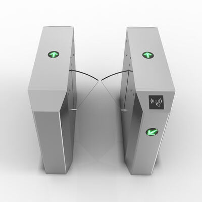 Pintu Putar Kecepatan OEM ODM dengan Motor DC 24V Flap Akrilik Bening dan Anti-Tailgating untuk Sistem Kontrol Akses