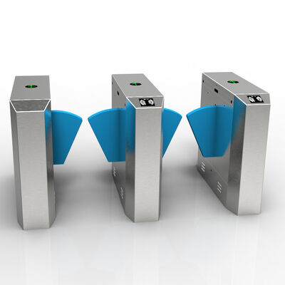 Pintu Putar Setinggi Pinggang dengan Penutup Akrilik Bening dan Kapasitas 30 Orang/Menit Tingkat Perlindungan IP54