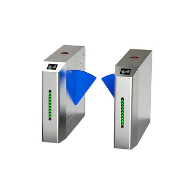 Pengakuan Wajah RFID Fingerprint Flap Barrier Gate dengan 30 Orang/Rata Aliran Menit untuk Pusat Kebugaran