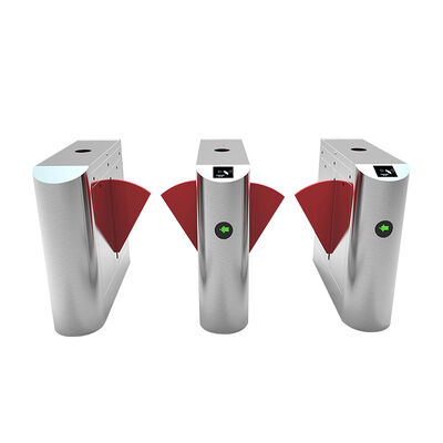 Pengenalan Biometrik OEM Pintu Putar Flap Barrier yang Dapat Ditarik
