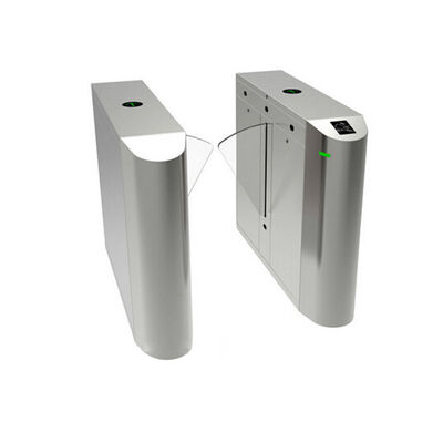 Turnstile Penghalang Sayap Akrilik Lebar 600mm 100W dengan Motor Tanpa Sikat dan Desain Anti-Terobos