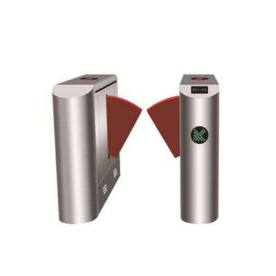 Pembaca Kartu RFID Baja Tahan Karat 304 Gerbang Putar Tarik dengan Laju Aliran 25-30 Orang/Menit