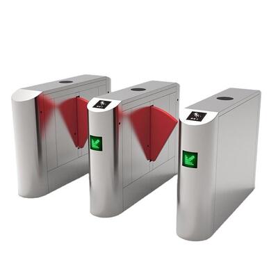 Pintu Putar Kecepatan dengan Indikator Lampu LED dengan Sistem Alarm dan Pintu Penghalang Flap Busa PU