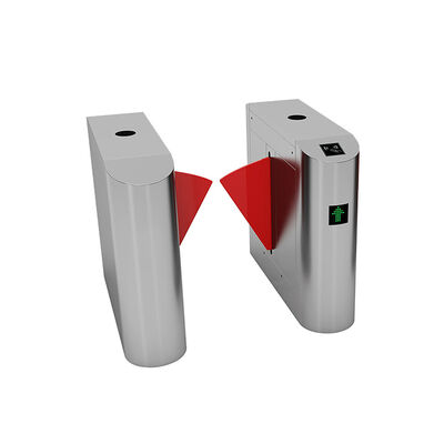 304 Pintu penghalang lempeng baja tahan karat dengan DC 24V Power dan Infrared Photocell untuk Kontrol Akses