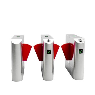 Gerbang Penghalang Flap Motor BLDC Lengan 27cm dengan Baja Tahan Karat 316 untuk Kontrol Akses Aman