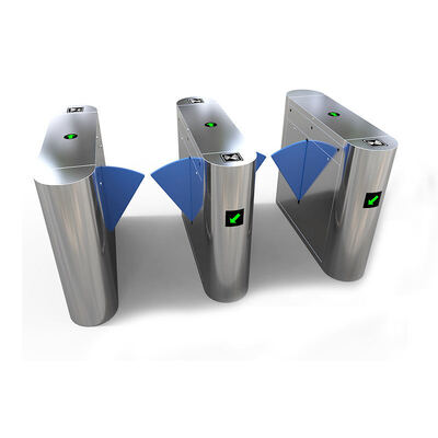 Gerbang Penghalang Motor BLDC Pengenal Wajah dengan Laju Aliran 30 Orang Per Menit untuk Kontrol Akses