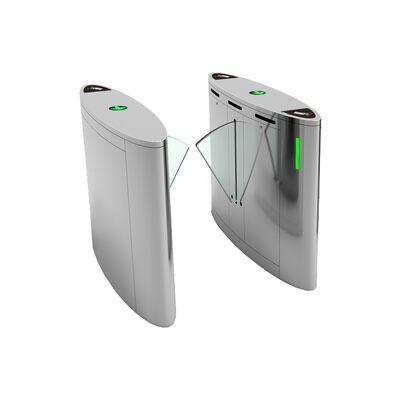 Pengakuan wajah SUS304 IP44 Gerbang Kecepatan Pejalan kaki Penghalang Flap Retractable