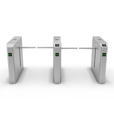 NFC Access Control Drop Arm Turnstile dengan daya 100W dan tingkat aliran 30 orang/menit