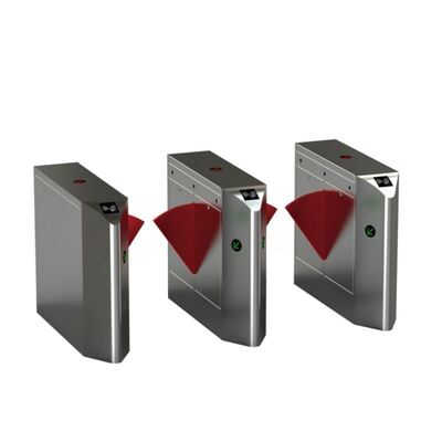 IP54 Perlindungan BLDC Motor Retraktable Flap Barrier Gate DC24V untuk Metro Entry