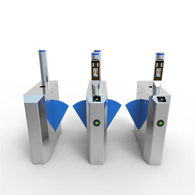 0.2s Retractable RS485 SS304 Akses Control Wing Gate Flap Barrier Turnstile