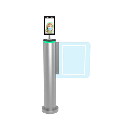 IP54 Self Closing Cylindrical Swing Barrier Gate Untuk Bangunan