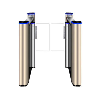 Pintu Swing Biometrik RS485 IP54 Pengenal Wajah dengan Penghalang Akrilik 10mm untuk Kontrol Akses Aman