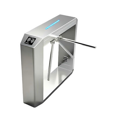 Gerbang Tripod Turnstile Baja Tahan Karat 304 dengan Lulus Dua Arah dan Panjang Lengan 510mm untuk Kontrol Akses Aman