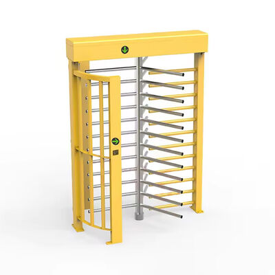Turnstile berukuran penuh berwarna stainless steel dua arah dengan rotor 120 ° untuk kontrol akses yang aman