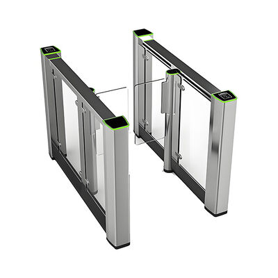 Kecepatan tinggi Stainless Steel Swing Turnstile Gate dengan 5 juta kali umur layanan untuk kontrol akses