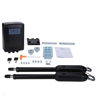 400KG Single Leaf Swing Gate Opener dengan daya motor 60W dan remote control untuk operasi Swing Gate otomatis