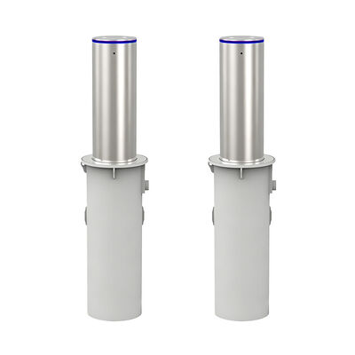 IP68 Waterproof No drainage Required Otomatis Meningkat Bollard dengan 300W kekuatan motor untuk manajemen parkir yang aman