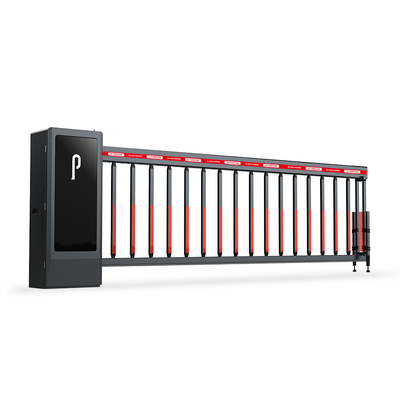 Heavy Duty stainless steel 200W 5m Boom Length Automatic Barrier Gate untuk keamanan kendaraan