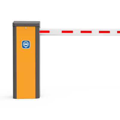Heavy Duty Brushless Motor Parking Barrier Gate Dengan Transmisi Worm Gear Dan Panjang Boom 3-6M Untuk Daerah Lalu Lintas Tinggi