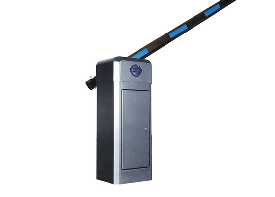 Heavy Duty Automatic Barrier Gate Parking Lot Pintu Masuk Anti Bumping Gray Color