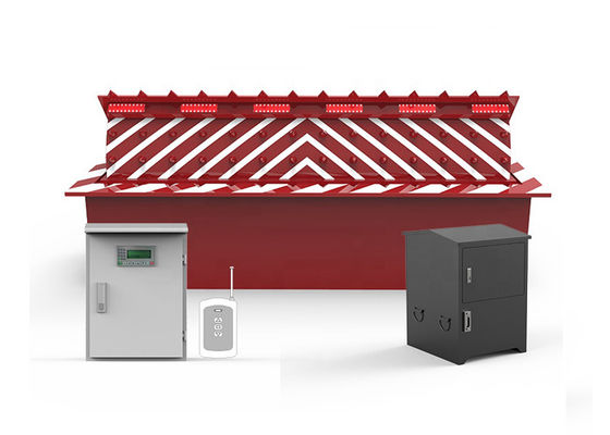 3.7KW Hydraulic Road Blocker dengan A3 Steel Housing untuk 80 Ton Kendaraan Control Barrier