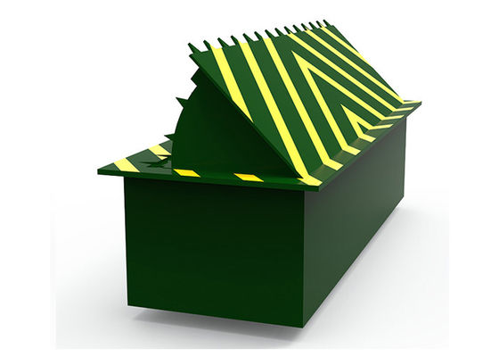 Pemuatan 80 Ton Catu Daya 380V Cat Reflektif Penghalang Jalan Hidrolik Penghalang Kontrol Lalu Lintas