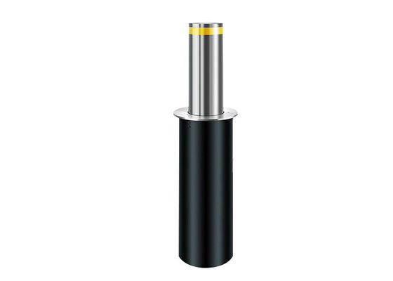 304 stainless steel bollard otomatis naik dengan 70T beban dan 3-6s waktu angkat untuk keamanan anti-terorisme