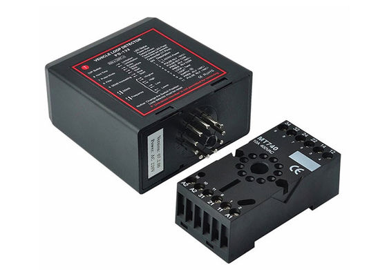 Detektor loop kendaraan dengan rentang frekuensi 20 kHz sampai 170 kHz Waktu reaksi 100ms dan Relay output 240V/5A untuk gerbang otomatis dan kontrol akses parkir RFID