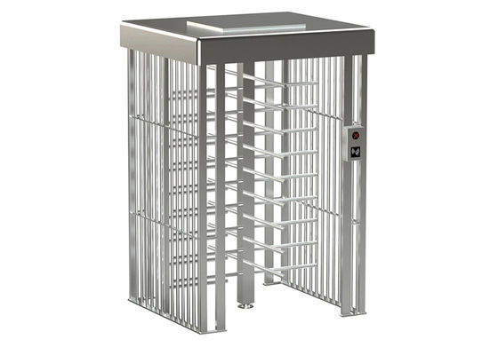 40W Unidirectional Full Height Turnstile dengan 4 Bagian LED Display Full Height Barrier