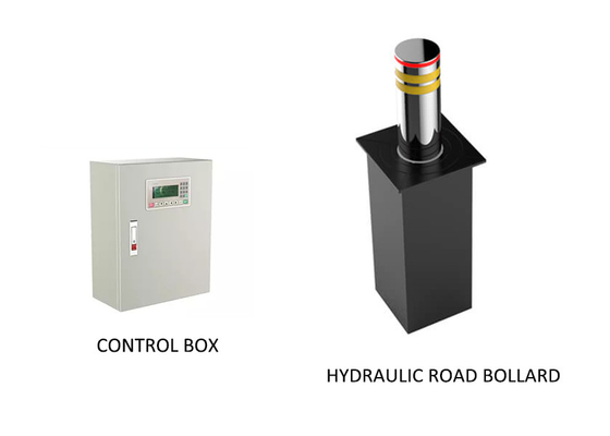 Tugas Berat IP68 Dia 324mm Automatic Rising Bollards Untuk Rumah Sakit / Bandara
