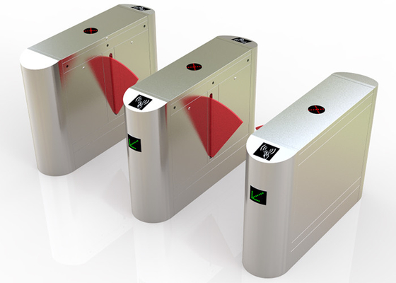Motor DC 550MM Lebar 40W SS304 Pedestrian Flap Gate