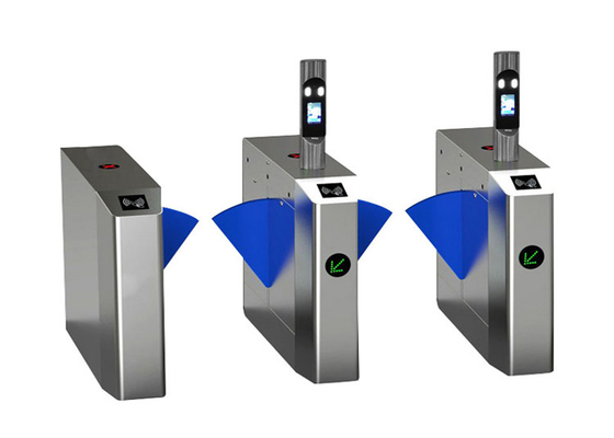 Face Recognition 100W Retractable Flap Barrier Turnstile