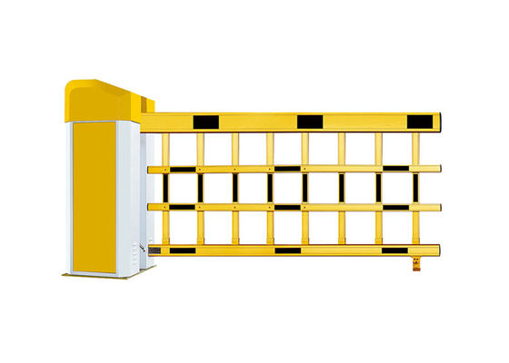 Gerbang Penghalang Otomatis 250W 6m Lengan IP44 untuk Keamanan Dalam dan Luar Ruangan