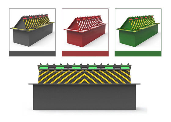 3.7KW IP68 RS485 Road Blocker Hidrolik untuk Kontrol Lalu Lintas Kendaraan Keamanan Tinggi