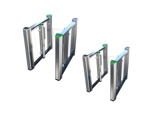 Pengenalan Wajah IP54 RS485 Biometric Swing Gate 10mm acrylic