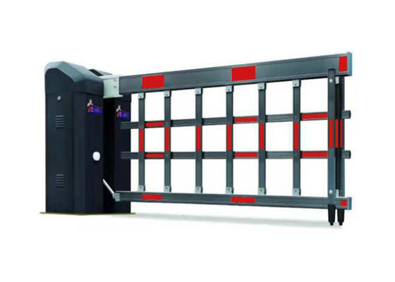 Gerbang Penghalang Otomatis Aluminium 250W 6m IP44 untuk Keamanan Parkir