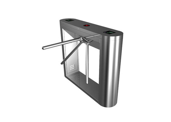 Gerbang Tripod Turnstile Kontrol Akses 35 orang/menit, Pengoperasian Kebisingan Rendah SS304 1.2mm