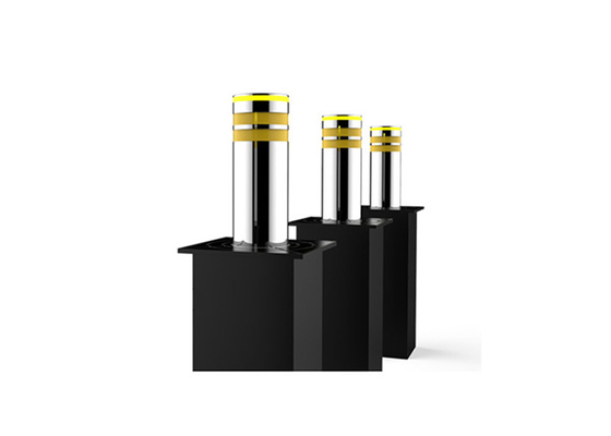 Kontrol PLC SS316 1000mm Tinggi Bollard Keamanan Hidraulik