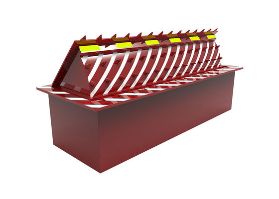 Penghalang Jalan Hidrolik dengan Tangki Oli 60 liter, Fungsi Penyangga 0.5s, dan Sistem Peringatan Lampu LED RGB