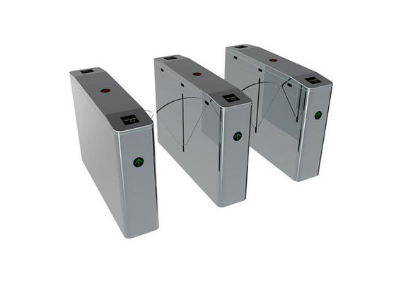 RS485 120W SS304 Pinggang Flap Tinggi Turnstile Barrier Gate untuk Sekolah dan Kantor