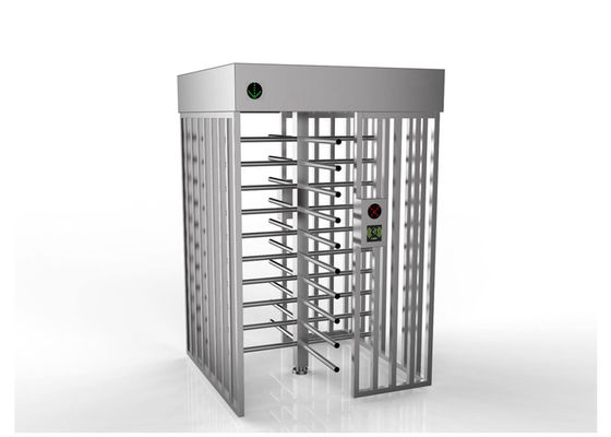 RFID 0.2s SUS304 Full Height Turnstile Security Gate dengan Lebar 610mm untuk Kontrol Keamanan Tinggi