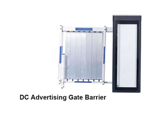 DC24V 3s Speed Automatic Barrier Gate dengan lengan iklan untuk kontrol lalu lintas