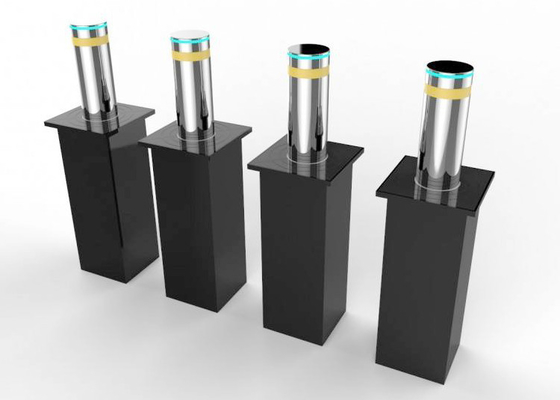 Permukaan Jalan Bollard 8k Lalu Lintas Hidraulik SS304 Tahan Air