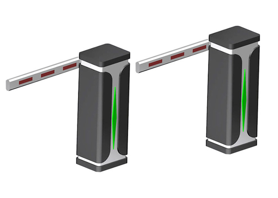 RS485 Remote Control 6s Boom Barrier Gate 100w Dengan Lampu Led
