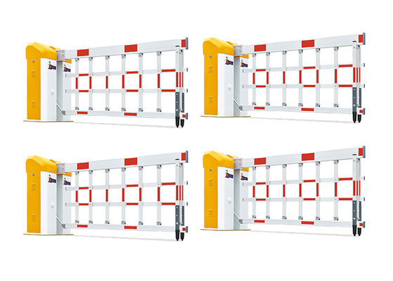 5 juta MTBF 250W Rated Power Airborne Barrier Gate dengan ketinggian 1168mm untuk kontrol lalu lintas kendaraan