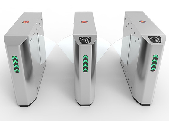 Pedestrian Optical Flap Barrier Gate Mengubah Gaya Gerbang Dengan Anti - Terobosan