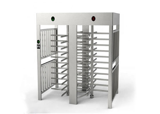 SS304 Bi Directional Full Height Turnstile dengan Waktu Tanggapan 0,2S untuk Stasiun Kereta Api