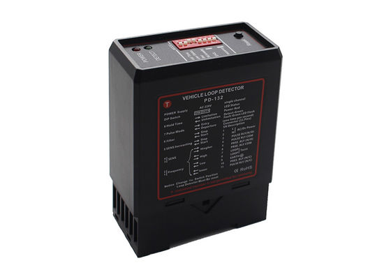 Detektor Loop Saluran Tunggal Keamanan Gerbang Penghalang Parkir dengan Waktu Reaksi 100ms Relai Output 240V/5A dan Sensitivitas yang Dapat Disesuaikan