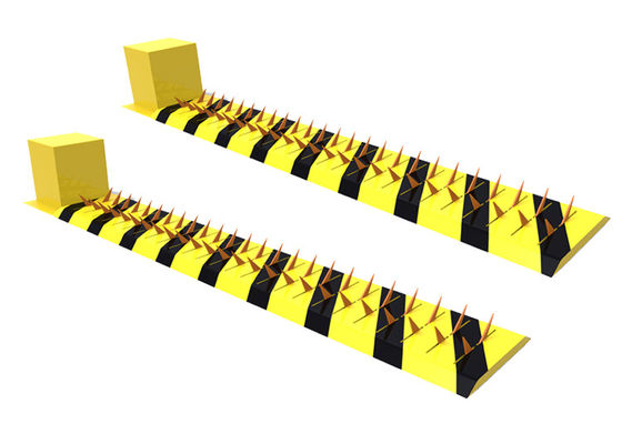 Electro Mechanical Tire Killer dengan torsi tinggi DC Motor IP68 Waterproof Konstruksi baja A3 untuk kontrol kendaraan