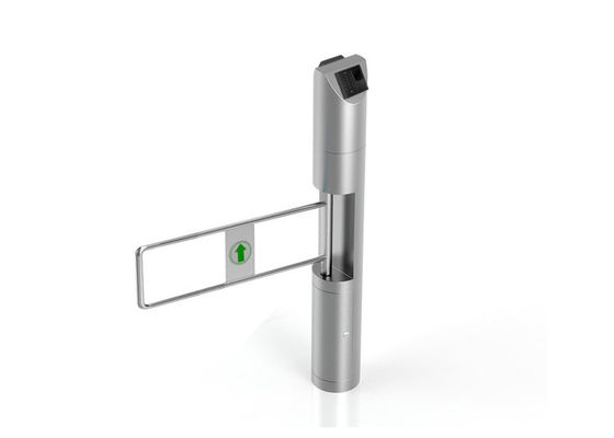 Pedestrian Swing Arm Turnstile dengan RGB LED Indicator SUS304 Frame dan IP44 Rated Swing Barrier Gate